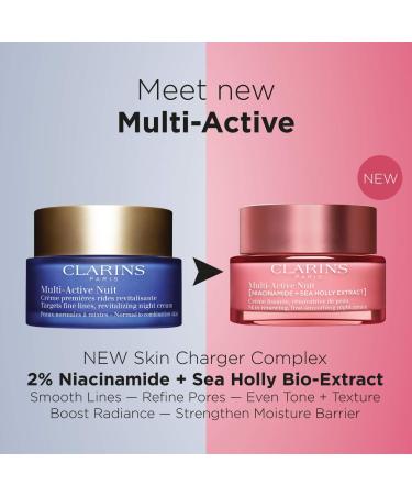 Shop Clarins Multi-Active Night Moisturizer for Lines Pores Glow with Niacinamide - 1.7 oz / 50 ml Online - Best Price & International Shipping - Buy Online on GoSupps.com