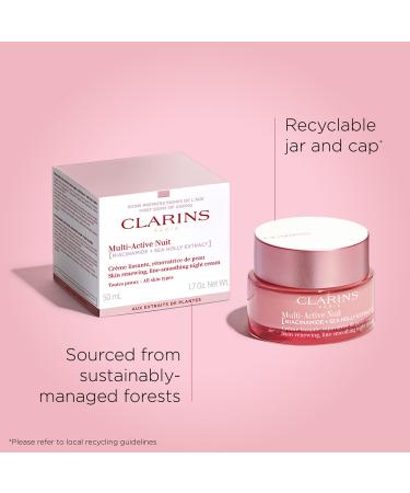 Shop Clarins Multi-Active Night Moisturizer for Lines Pores Glow with Niacinamide - 1.7 oz / 50 ml Online - Best Price & International Shipping - Buy Online on GoSupps.com