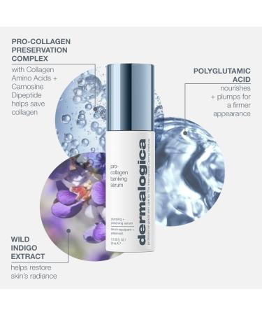 Shop Dermalogica Pro Collagen Banking Serum with Polyglutamic Acid - 1 oz / 30 ml Online - Best Price & International Shipping - Buy Online on GoSupps.com