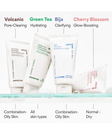 Shop innisfree Sulfate-Free Green Tea Amino Acid Cleansing Foam - 5.07 oz / 150 ml Online - Best Price & International Shipping - Buy Online on GoSupps.com