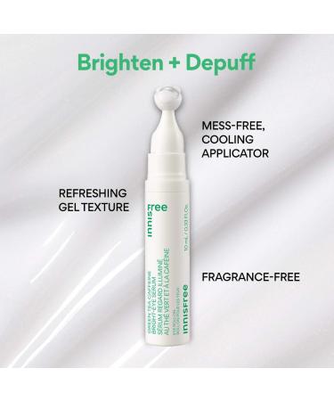 Shop innisfree Green Tea Caffeine Bright-Eye Serum with Niacinamide - 0.33 oz Online - Best Price & International Shipping - Buy Online on GoSupps.com