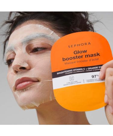 Shop SEPHORA COLLECTION Booster Face Mask Brighten + Glow - 1 mask / pack Online - Best Price & International Shipping - Buy Online on GoSupps.com