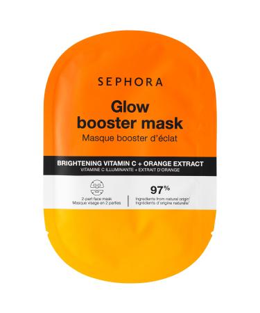 SEPHORA COLLECTION Booster Face Mask Brighten + Glow - 1 mask / pack
