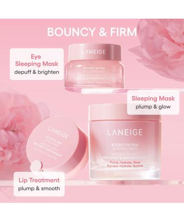 Shop LANEIGE Bouncy & Firm Eye Brightening Sleeping Mask with Peony + Collagen Complex - .7 oz / 20 g Online - Best Price & International Shipping - Buy Online on GoSupps.com