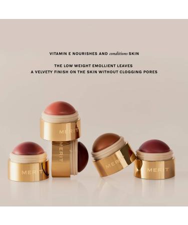 Shop MERIT Flush Balm Cream Blush - 0.31 oz / 9 g Mood - soft burgundy Online - Best Price & International Shipping - Buy Online on GoSupps.com