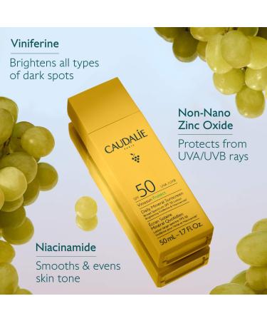 Shop Caudalie Vinosun Protect Brightening Daily Mineral Face Sunscreen SPF 50 with Niacinamide - 1.7 oz / 50 ml Online - Best Price & International Shipping - Buy Online on GoSupps.com