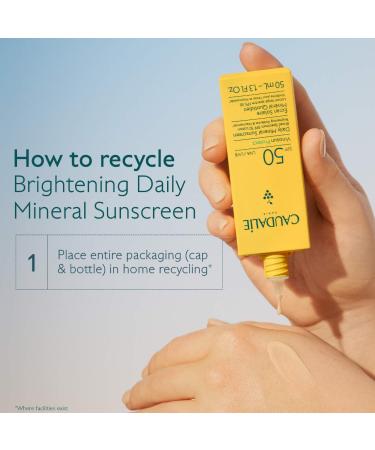 Shop Caudalie Vinosun Protect Brightening Daily Mineral Face Sunscreen SPF 50 with Niacinamide - 1.7 oz / 50 ml Online - Best Price & International Shipping - Buy Online on GoSupps.com