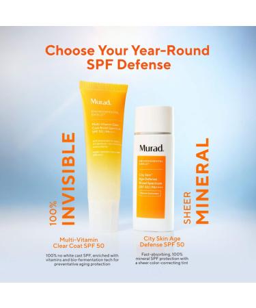 Shop Murad Multi-Vitamin Clear Coat SPF 50 Sunscreen - 1.7 oz Online - Best Price & International Shipping - Buy Online on GoSupps.com