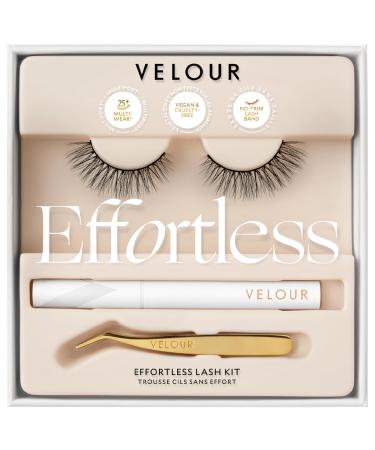 Velour Lashes Effortless Kit - No Trim No Measure Natural Lash Kit - Standard size