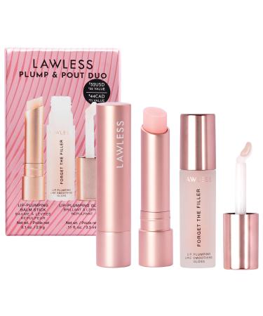 LAWLESS Plump & Pout Lip Balm and Lip Gloss Set