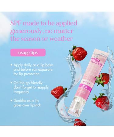 Shop Hello Sunday The One For Your Lips SPF 50 Hydrating Lip Balm with Hyaluronic Acid & Squalane - 0.5 fl oz / 15 ml Online - Best Price & International Shipping - Buy Online on GoSupps.com