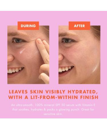 Shop Hello Sunday The Mineral One SPF 50 Hydrating and Luminating Face Serum with Hyaluronic Acid - 1 oz Online - Best Price & International Shipping - Buy Online on GoSupps.com