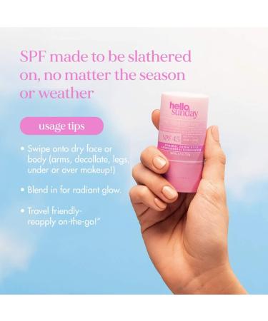 Shop Hello Sunday The Shimmer One SPF 45 Face and Body Mineral Sunscreen Glow Stick with Hyaluronic Acid - 0.7 oz Online - Best Price & International Shipping - Buy Online on GoSupps.com