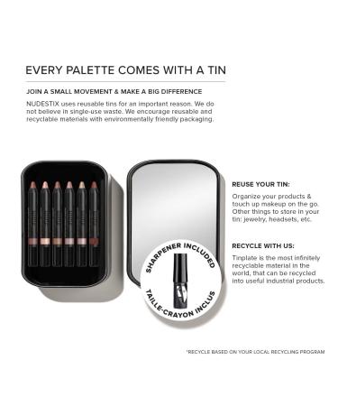 Shop NUDESTIX Nude Beach Eye Pencil Palette Online - Best Price & International Shipping - Buy Online on GoSupps.com