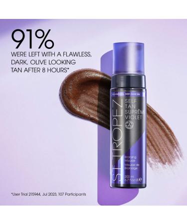 Shop St. Tropez Self Tan Supr me Violet Mousse - 4.6 oz Online - Best Price & International Shipping - Buy Online on GoSupps.com