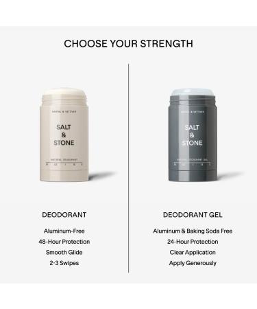 Shop Salt & Stone Santal & Vetiver Extra-Strength Aluminum-Free Deodorant - 2.6 oz Online - Best Price & International Shipping - Buy Online on GoSupps.com