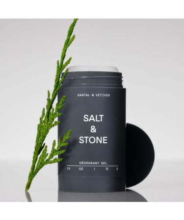 Shop Salt & Stone Santal & Vetiver Aluminum-Free Clear Gel Deodorant for Sensitive Skin - 2.6 oz Online - Best Price & International Shipping - Buy Online on GoSupps.com