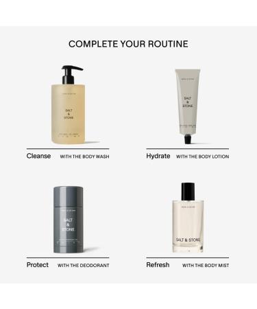 Shop Salt & Stone Santal & Vetiver Aluminum-Free Clear Gel Deodorant for Sensitive Skin - 2.6 oz Online - Best Price & International Shipping - Buy Online on GoSupps.com