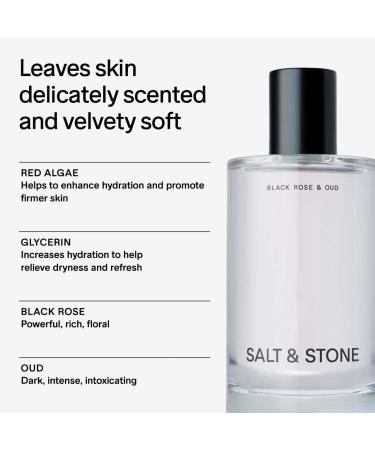 Shop Salt & Stone Black Rose & Oud Body Fragrance Mist - 3.4 oz / 100 mL Online - Best Price & International Shipping - Buy Online on GoSupps.com