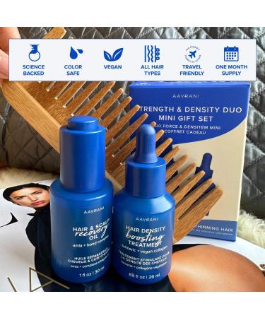 Shop AAVRANI Mini Strengthening Hair Oil & Growth Serum Gift Set Online - Best Price & International Shipping - Buy Online on GoSupps.com