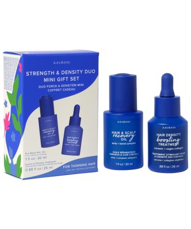 AAVRANI Mini Strengthening Hair Oil & Growth Serum Gift Set