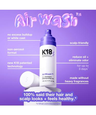 Shop K18 Biomimetic Hairscience AirWash Dry Shampoo Online - Best Price & International Shipping - Buy Online on GoSupps.com