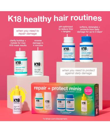 Shop K18 Biomimetic Hairscience Repair + Protect Mini's Hair Set Online - Best Price & International Shipping - Buy Online on GoSupps.com