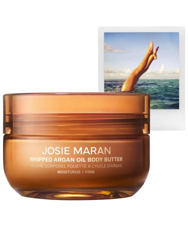 Josie Maran Always Nude (Unscented) - Whipped Argan Oil Refillable Firming Body Butter Jar-thumbnail_label