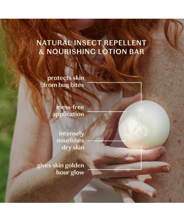 Shop Kate McLeod Dusk Stone Natural Insect Repellent & Solid Body Lotion Bar - 3.5 oz / 100 g Online - Best Price & International Shipping - Buy Online on GoSupps.com