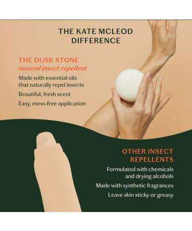 Shop Kate McLeod Dusk Stone Natural Insect Repellent & Solid Body Lotion Bar - 3.5 oz / 100 g Online - Best Price & International Shipping - Buy Online on GoSupps.com