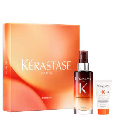K rastase Nutritive 8H Magic night Serum & Heat Protecting Styling Cream Iconic Duo Set