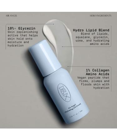 Shop Dieux Air Angel Collagen & Peptide Hydrating Gel Cream - 2.53 oz Online - Best Price & International Shipping - Buy Online on GoSupps.com