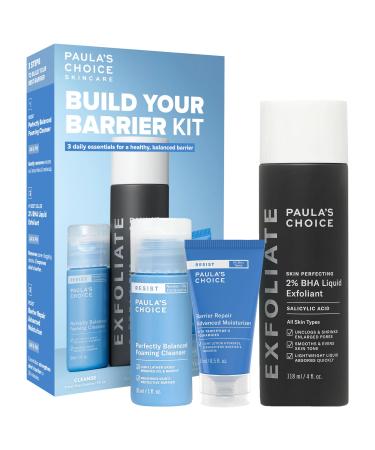 Paula's Choice Build Your Barrier Kit with 2% BHA Foaming Cleanser & Barrier Repair Moisturizer