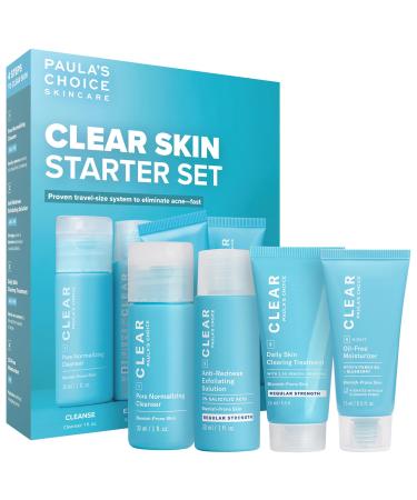 Paula's Choice Mini CLEAR Skin Starter Set with Salicylic Acid and Benzoyl Peroxide