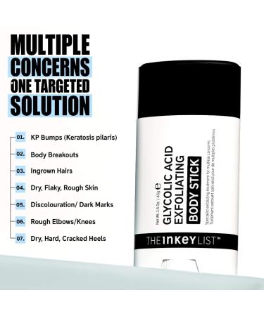 Shop The INKEY List Glycolic Acid Exfoliating Body Stick - 1.5 oz Online - Best Price & International Shipping - Buy Online on GoSupps.com