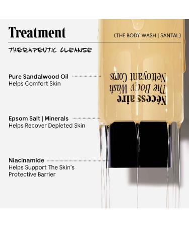 Shop N cessaire The Body Wash Santal - Therapeutic Treatment Cleanse With Epsom Salt + Minerals - 8.4 oz Online - Best Price & International Shipping - Buy Online on GoSupps.com