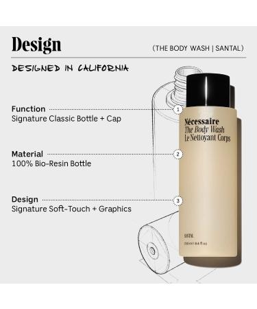 Shop N cessaire The Body Wash Santal - Therapeutic Treatment Cleanse With Epsom Salt + Minerals - 8.4 oz Online - Best Price & International Shipping - Buy Online on GoSupps.com