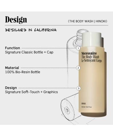 Shop N cessaire The Body Wash Hinoki - Resurfacing Treatment Cleanse With 6% Acids + Resveratrol - 8.4 oz Online - Best Price & International Shipping - Buy Online on GoSupps.com