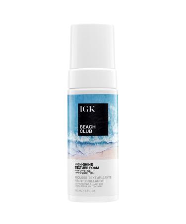 IGK Beach Club High-Shine Hair Texture Foam - 5 oz
