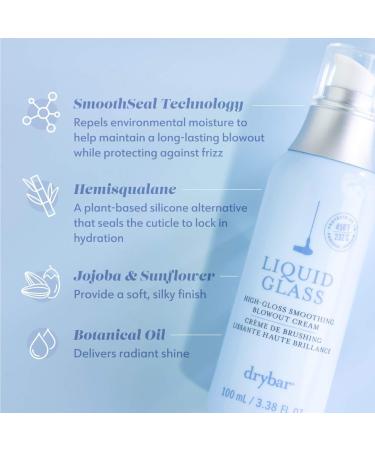 Shop Drybar Liquid Glass Smoothing Blowout Hair Cream - 3.38 oz / 100 ml Online - Best Price & International Shipping - Buy Online on GoSupps.com