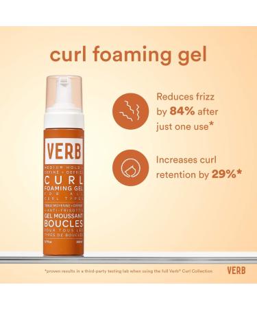 Shop Verb Curl Foaming Gel for Definition + Frizz-Fighting - 6.7 oz Online - Best Price & International Shipping - Buy Online on GoSupps.com