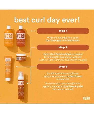 Shop Verb Curl Foaming Gel for Definition + Frizz-Fighting - 6.7 oz Online - Best Price & International Shipping - Buy Online on GoSupps.com