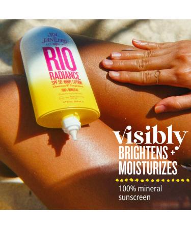 Shop Sol de Janeiro Rio Radiance SPF 50 Mineral Body Lotion Sunscreen with Niacinamide - 6.7 oz / 200 mL Online - Best Price & International Shipping - Buy Online on GoSupps.com