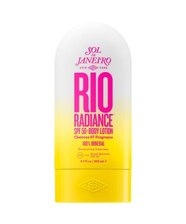 Sol de Janeiro Rio Radiance SPF 50 Mineral Body Lotion Sunscreen with Niacinamide - 6.7 oz / 200 mL