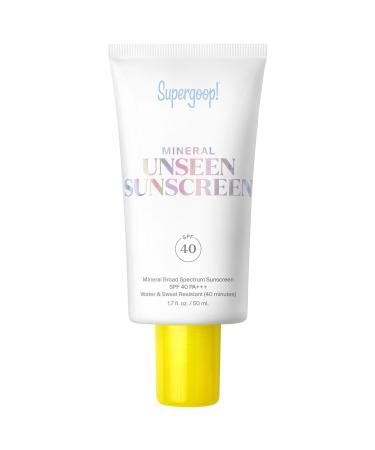 Supergoop! Mineral Unseen Sunscreen SPF 40 - 1.7 oz / 50 ml
