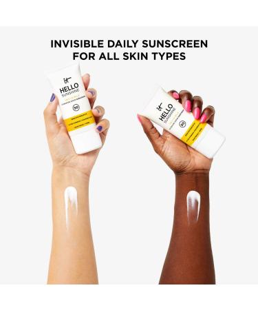 Shop IT Cosmetics Hello Sunshine Invisible Sunscreen For Face SPF 50 - 1.7 oz / 50 mL Online - Best Price & International Shipping - Buy Online on GoSupps.com