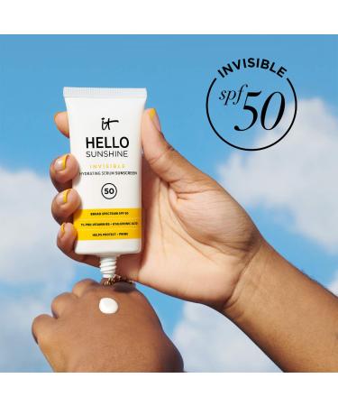 Shop IT Cosmetics Hello Sunshine Invisible Sunscreen For Face SPF 50 - 1.7 oz / 50 mL Online - Best Price & International Shipping - Buy Online on GoSupps.com