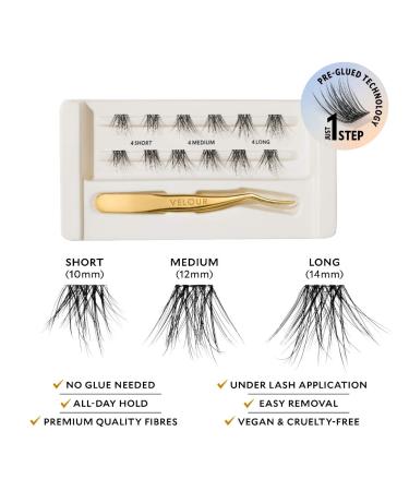 Shop Velour Lashes Velour-Xtensions Self-Stick Lash Kit - Standard size Online - Best Price & International Shipping - Buy Online on GoSupps.com