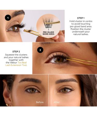 Shop Velour Lashes Velour-Xtensions Self-Stick Lash Kit - Standard size Online - Best Price & International Shipping - Buy Online on GoSupps.com