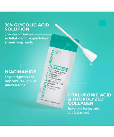 Shop Peter Thomas Roth Even Smoother Instant Reveal Facial Peel - Pack of 8 Online - Best Price & International Shipping - Buy Online on GoSupps.com